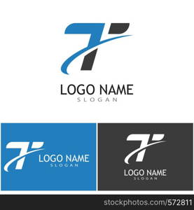 T Logo Template vector symbol nature