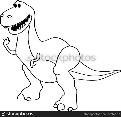 T-rex eps Royalty Free Vector Image