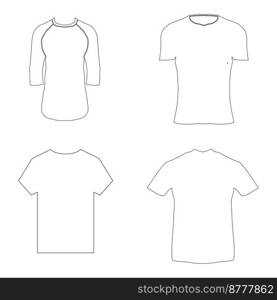 t-shirt icon vector template design