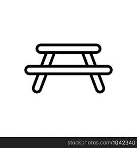 Table furniture icon