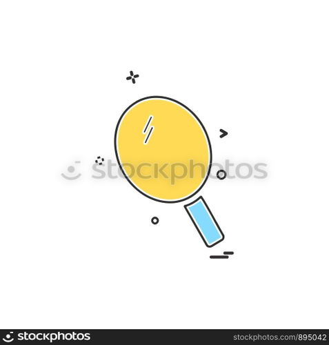 Table icon design vector