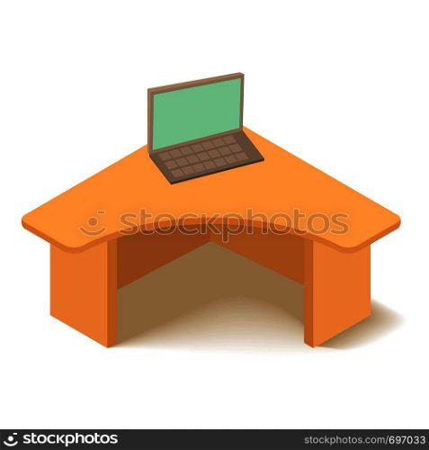Table icon. Isometric illustration of table vector icon for web. Table icon isometric 3d style
