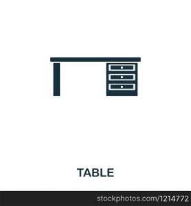 Table icon. Line style icon design. UI. Illustration of table icon. Pictogram isolated on white. Ready to use in web design, apps, software, print. Table icon. Line style icon design. UI. Illustration of table icon. Pictogram isolated on white. Ready to use in web design, apps, software, print.