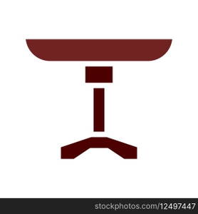 Table icon solid brown element