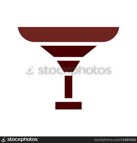 Table icon solid brown element