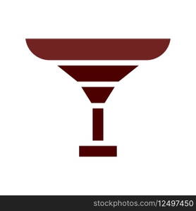 Table icon solid brown element
