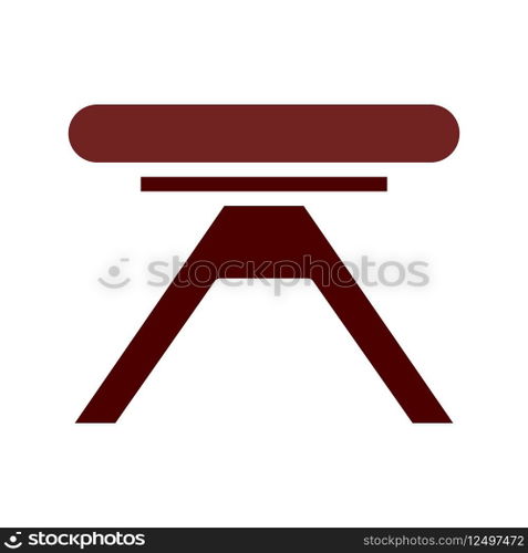 Table icon solid brown element