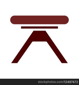 Table icon solid brown element