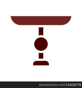Table icon solid brown element