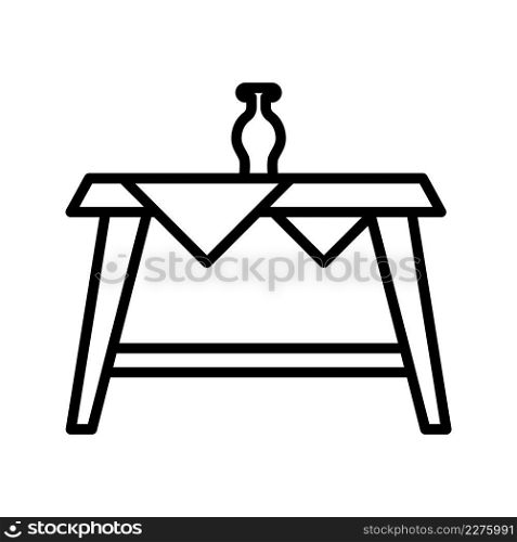 Table icon vector sign and symbol on trendy design.