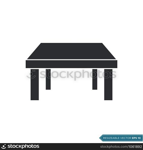 Table Icon Vector Template Illustration Design