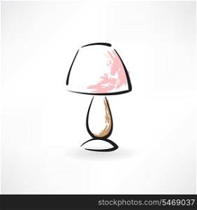 table-lamp grunge icon