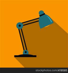 Table lamp icon. Flat illustration of table lamp vector icon for web. Table lamp icon, flat style