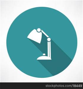 table lamp icon. Flat modern style vector illustration