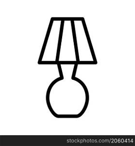 table lamp icon line style