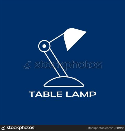 Table lamp icon vector illustration design .