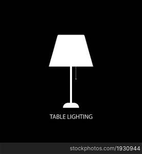 Table lamp icon vector illustration design.