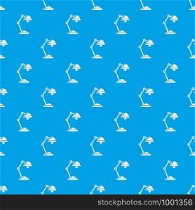 Table lamp pattern vector seamless blue repeat for any use. Table lamp pattern vector seamless blue