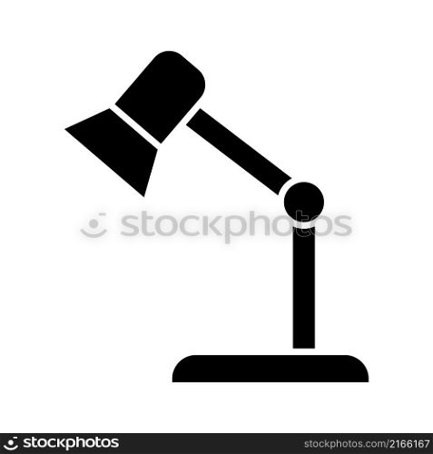 Table lamp, reading lamp icon vector sign and symbol on trendy design