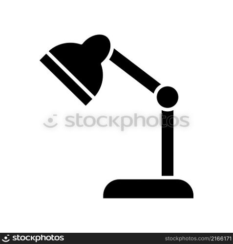 Table lamp, reading lamp icon vector sign and symbol on trendy design