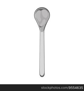 table tea spoon cartoon. luxury drink, stainless ceylon, top cup table tea spoon sign. isolated symbol vector illustration. table tea spoon cartoon vector illustration
