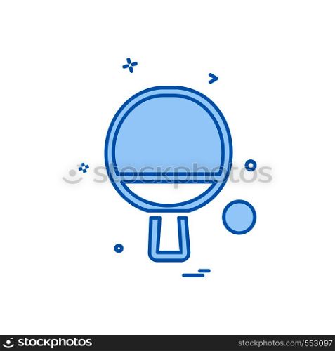 Table tennis icon design vector