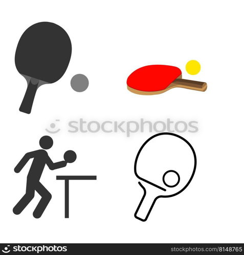 table tennis sport icon vector illustration design