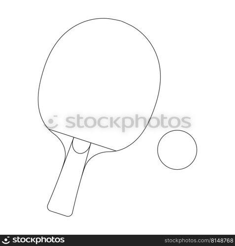 table tennis sport icon vector illustration design