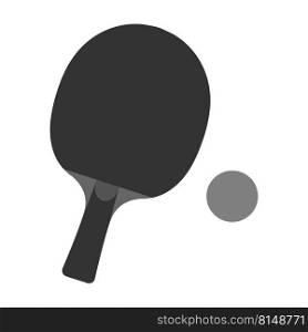 table tennis sport icon vector illustration design