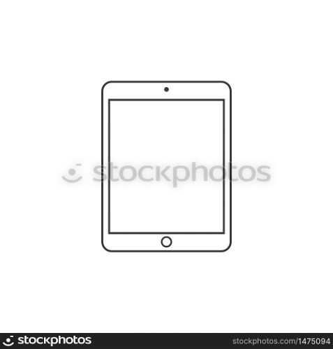 tablet device icon vector illustration design template