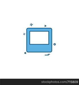 Tablet icon design vector