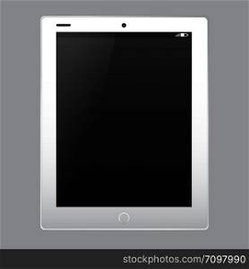 Tablet pc, Electronic Device Template. Vector Illustration