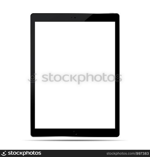 Tablet pc mockup set. Mobile device vector illustration. Phablet isolated on white background.. Tablet pc mockup set. Mobile device illustration.