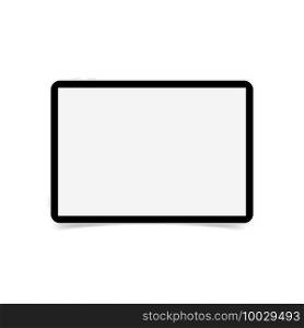 Tablet realistic mockup. Vector isolated illustration. Responsive screens to display your website design. Stock vector. EPS 10