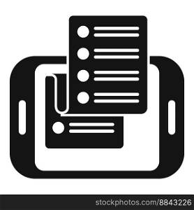 Tablet task schedule icon simple vector. Event person. Busy agenda. Tablet task schedule icon simple vector. Event person