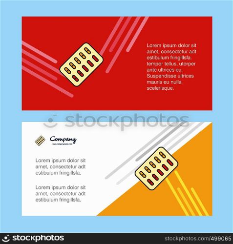 Tablets abstract corporate business banner template, horizontal advertising business banner.