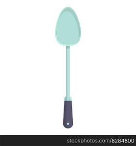 Tableware spoon icon cartoon vector. Kitchen cutlery. Board tool. Tableware spoon icon cartoon vector. Kitchen cutlery