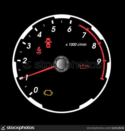 tachometer car