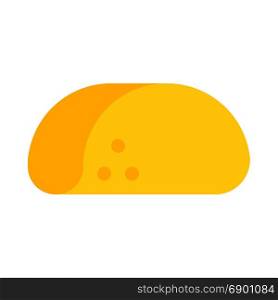 taco shell, icon on isolated background