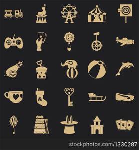 Tad icons set. Simple set of 25 tad vector icons for web for any design. Tad icons set, simple style