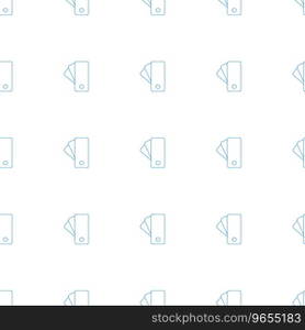 Tag icon pattern seamless white background Vector Image