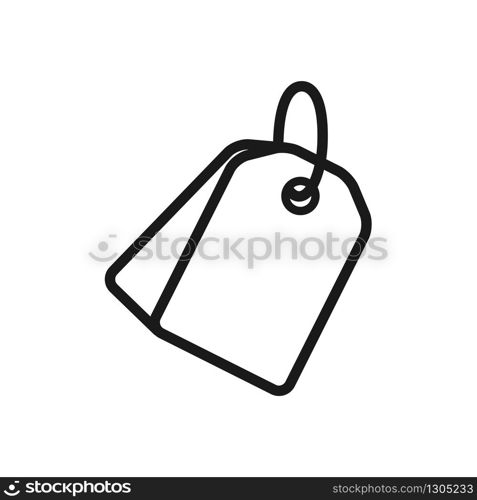 tag price icon in trendy flat style