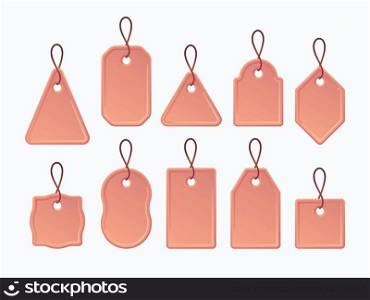 Tags collection. Ads labels for marketplace gifts craft etiqueta for boxes garish vector flat templates illustrations. Tags gift, label for sale stote. Tags collection. Ads labels for marketplace gifts craft etiqueta for boxes garish vector flat templates illustrations