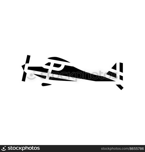 taildraggers airplane aircraft glyph icon vector. taildraggers airplane aircraft sign. isolated symbol illustration. taildraggers airplane aircraft glyph icon vector illustration