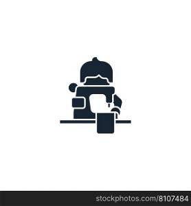 Tailor creative icon from handmade icons Vector Image