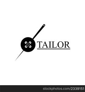 Tailor icon template vector design