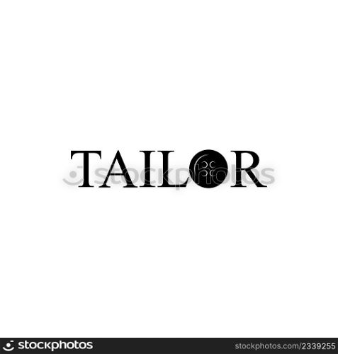 Tailor icon template vector design
