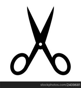 Tailor scissors, for cutting fabric cutting stock illustration
