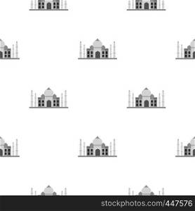 Taj Mahal pattern seamless for any design vector illustration. Taj Mahal pattern seamless