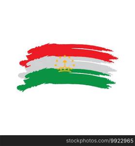 Tajikistan flag icon vector symbol design
